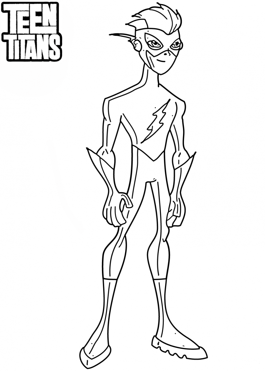 15 Free Printable Teen Titans Coloring Pages