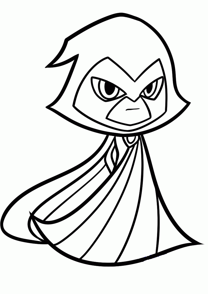 15 Free Printable Teen Titans Coloring Pages