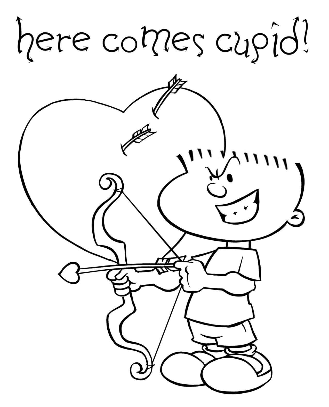 Valentines Day coloring pages printable free