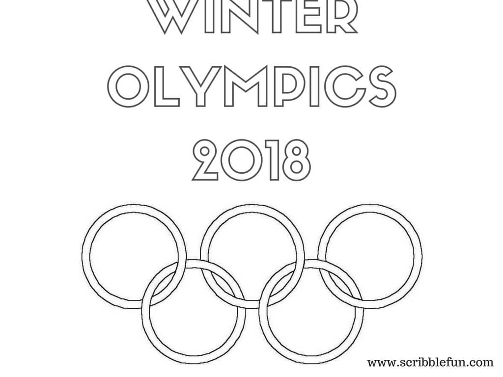 Winter Olympics 2018 coloring pages