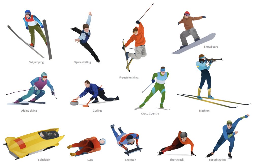 Winter Olympics Coloring Images