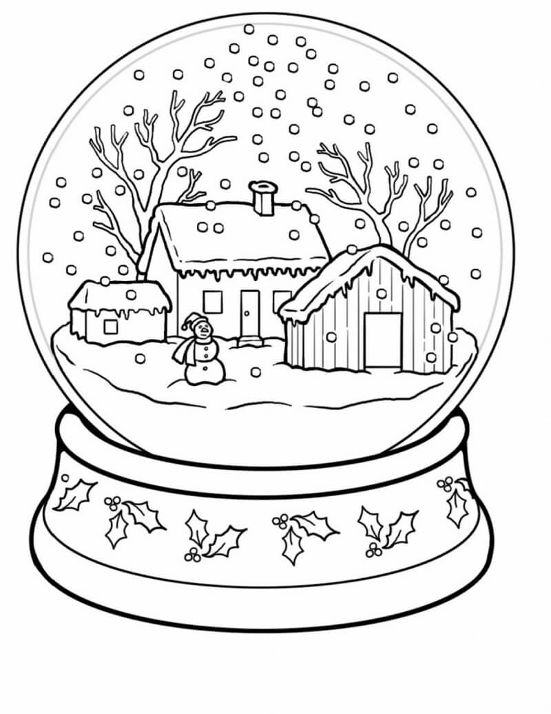 Free Printable Winter Coloring Pages