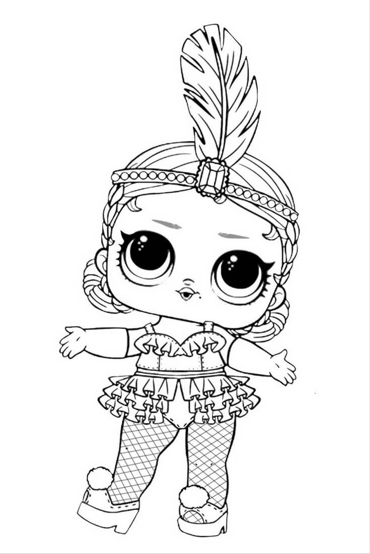 Lol Omg Doll - Free Coloring Pages