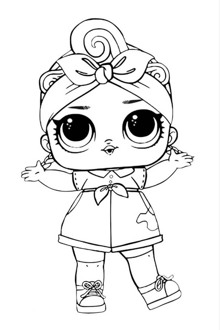 Lol Dolls Coloring Pages Pictures to Pin on Pinterest 