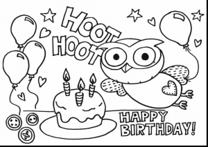 25 Free Printable Happy Birthday Coloring Pages