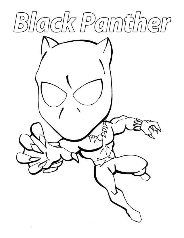 Free Printable Black Panther Coloring Pages