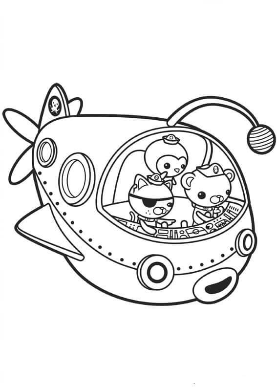 Coloring Pages Of Octonauts