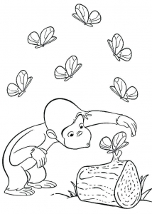 15 free printable curious george coloring pages