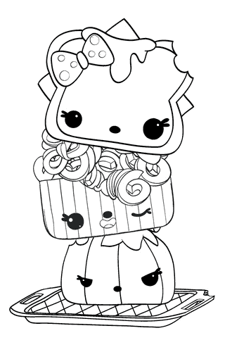 Cute Noms Coloring Pages