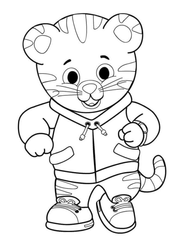 12 Free Printable Daniel Tiger's Neighborhood Coloring Pages