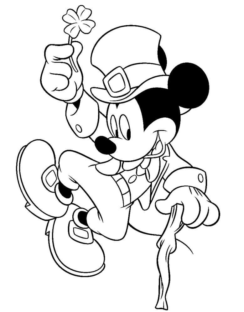 Disney St Patricks Day Coloring Pages
