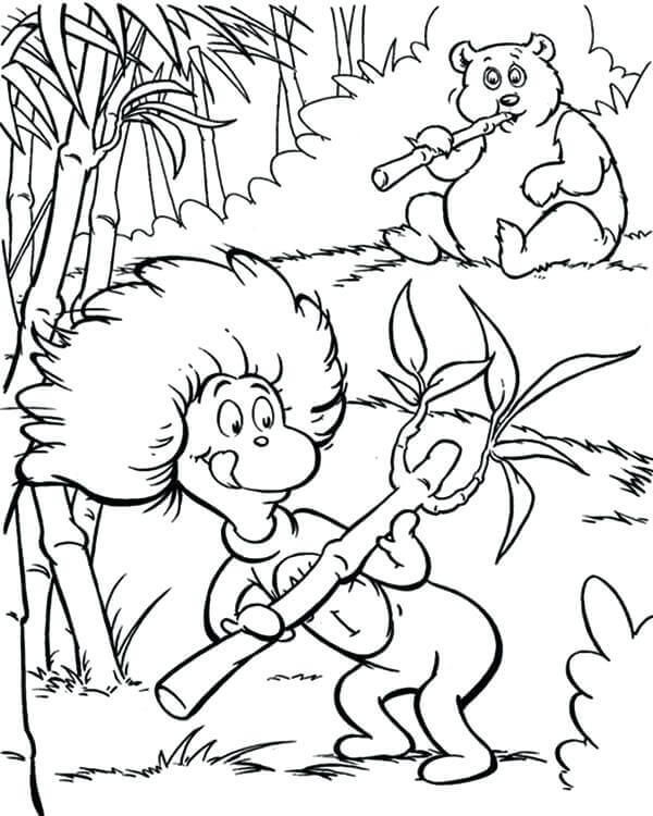 Dr Seuss Coloring Pages Thing 1
