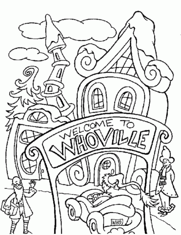 25 Free Printable Dr. Seuss Coloring Pages