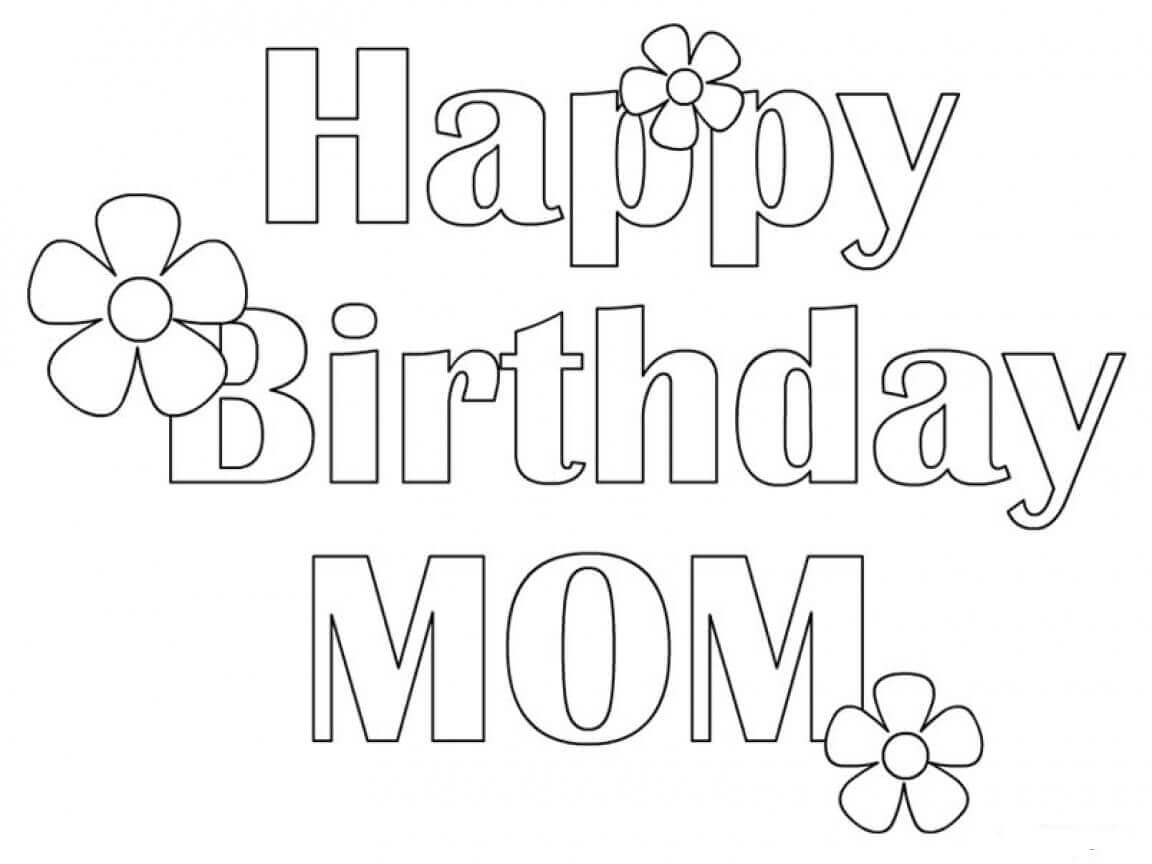 Free Printable Happy Birthday Mom