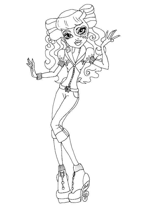 Free Monster High Coloring Pages Operetta