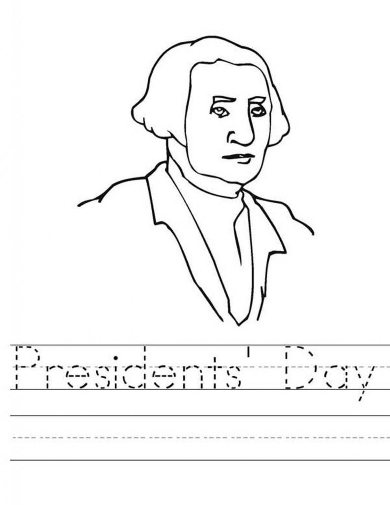 Free Presidents Day Coloring Pages To Print 