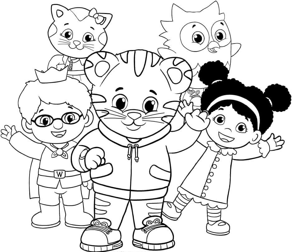 Free Printable Daniel Tiger Coloring Pages