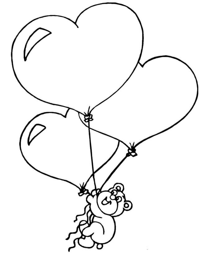 Free Printable Hearts Coloring Page