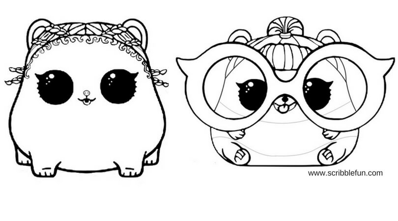 Free Printable Lol Surprise Pets Coloring Pages