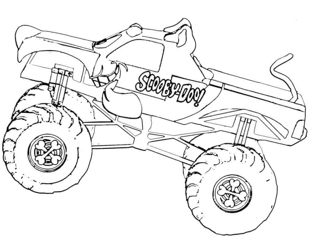 monster jam coloring pages