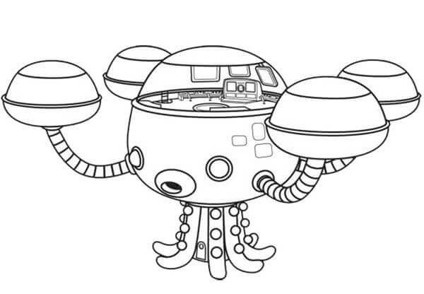 Free Printable Octonauts Coloring Pages Octopod