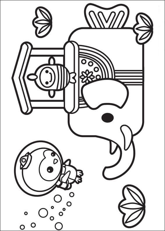 Free Printable Octonauts Coloring Sheets Elephish