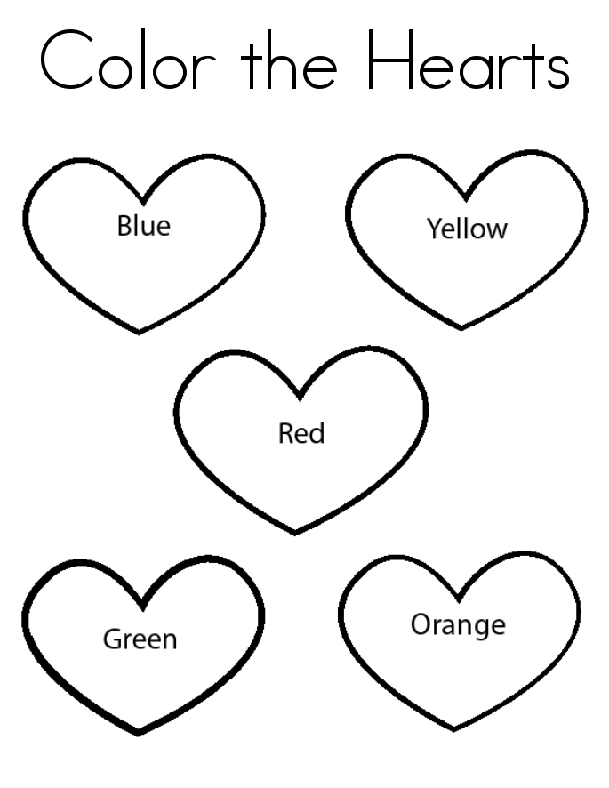 Heart Coloring Pages