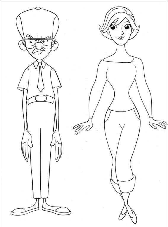 Maggie Dunlop from Curious George Coloring Page