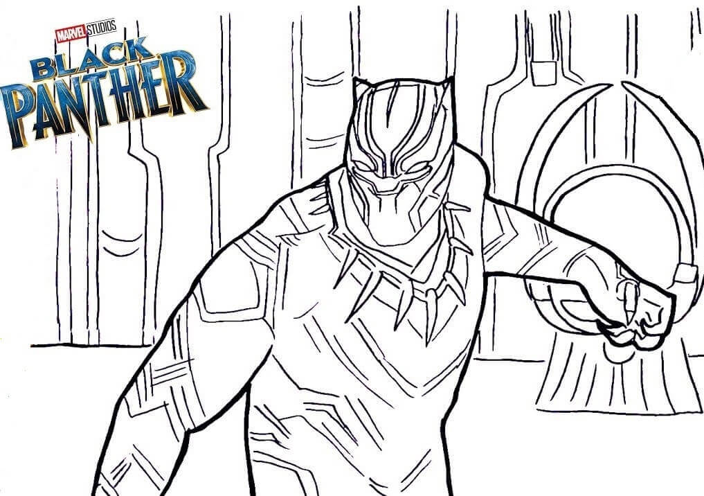Free Printable Black Panther Coloring Pages Free Printable Black Panther Coloring Pages