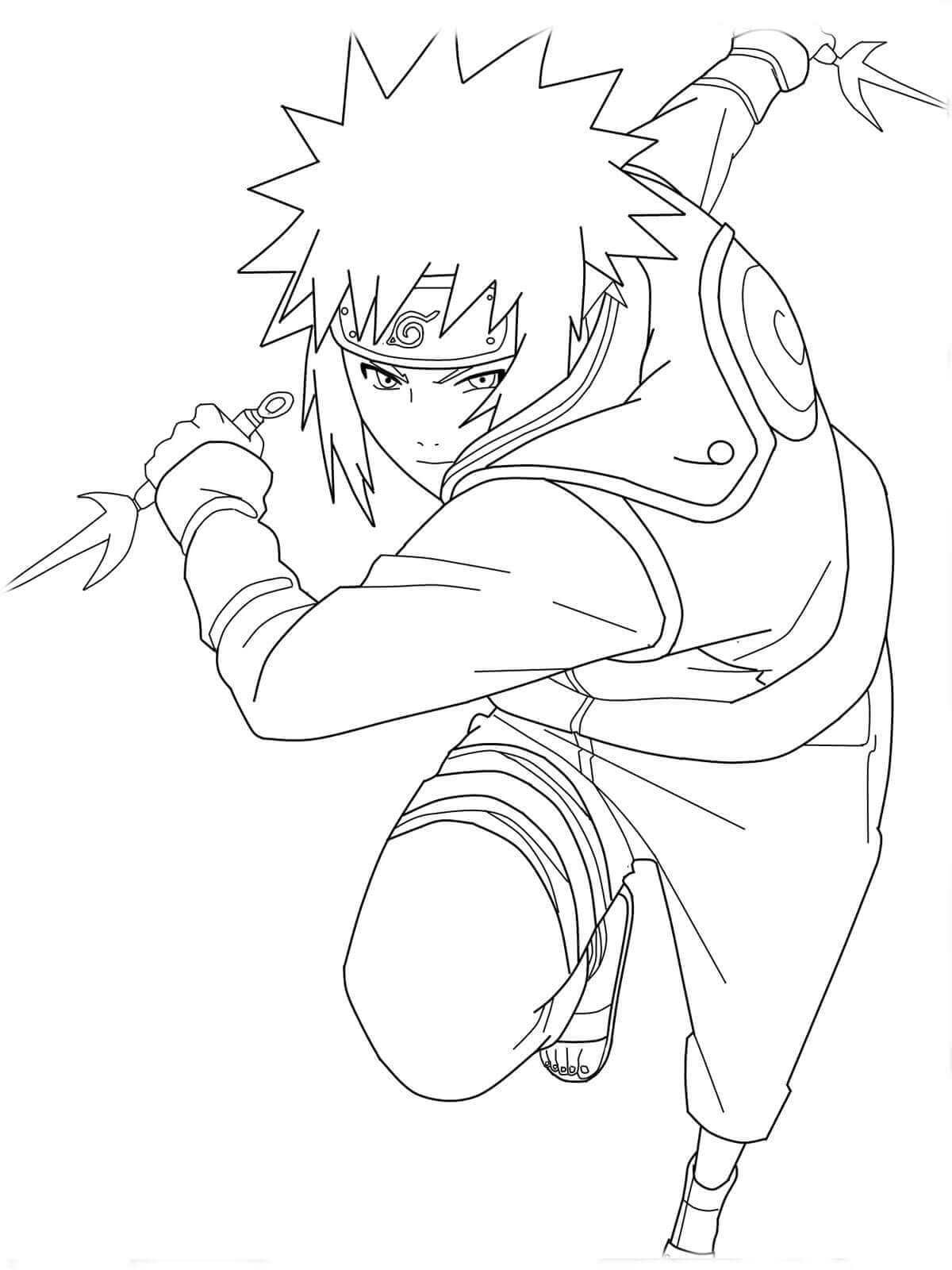 Naruto Printable Coloring Page