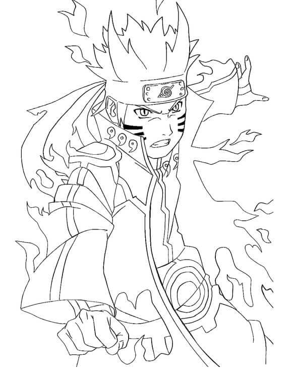 Naruto Printables Coloring Page