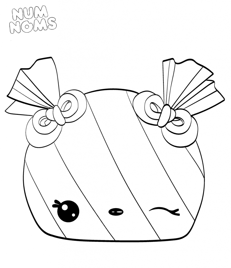 Num Noms Season 3 Coloring Pages Peyton Peppermint