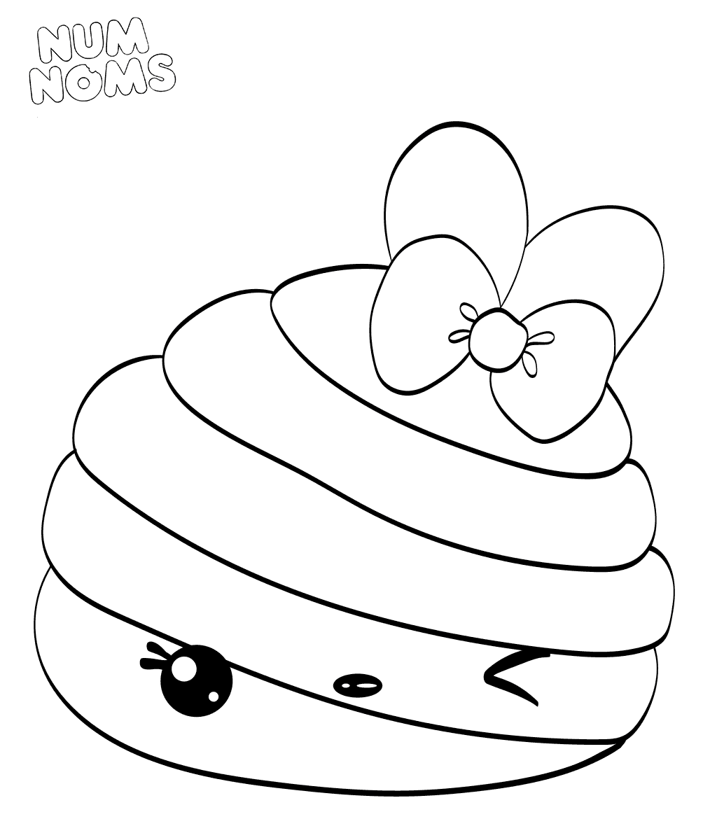 Num Noms Season 3 Coloring Pages Swirls Lolly