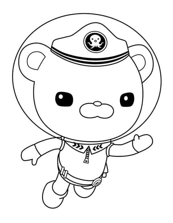 Octonauts Captain Barnacles Coloring Pages