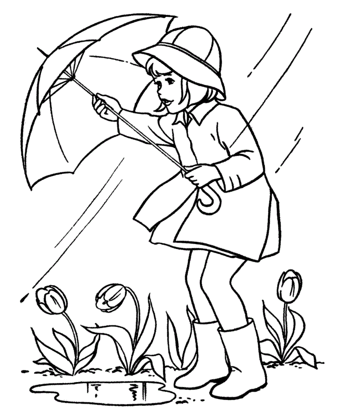 Printable Spring Coloring Sheets