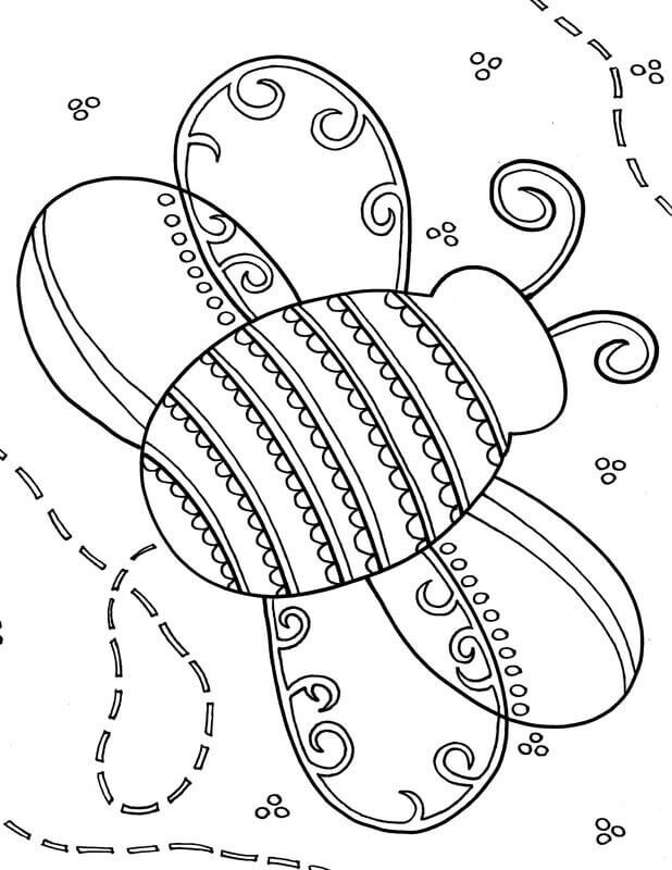 Spring Coloring Pages For Adults