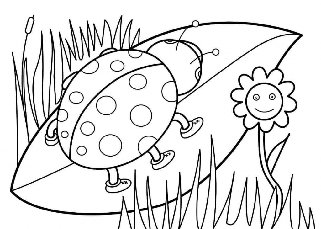 Spring Coloring Pages To Print