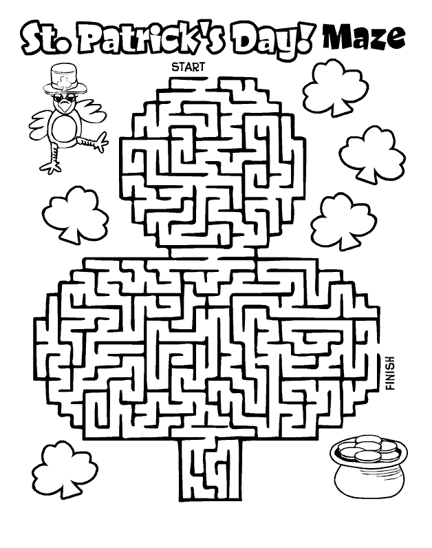 St Patricks Day Activity Sheets St Patricks Day Coloring Pages For Preschoolers St Patricks Day Coloring Sheets For Free