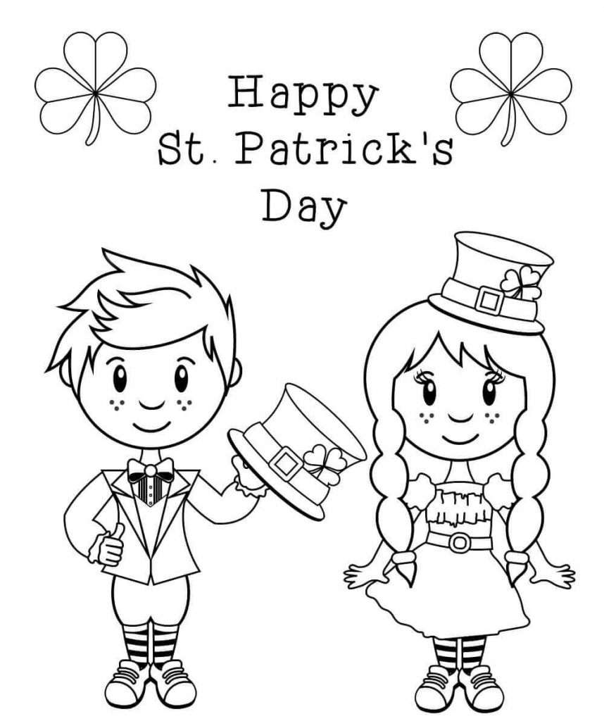St Patricks Day Colouring Pages St Patricks Day Coloring Pages For Preschoolers St Patricks Day Coloring Sheets For Free