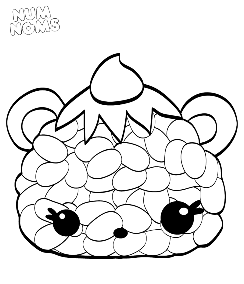 20 Free Printable Num Noms Coloring Pages