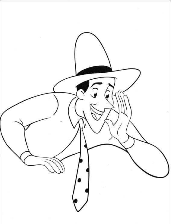 Ted Shackleford From Curious George Coloring Page