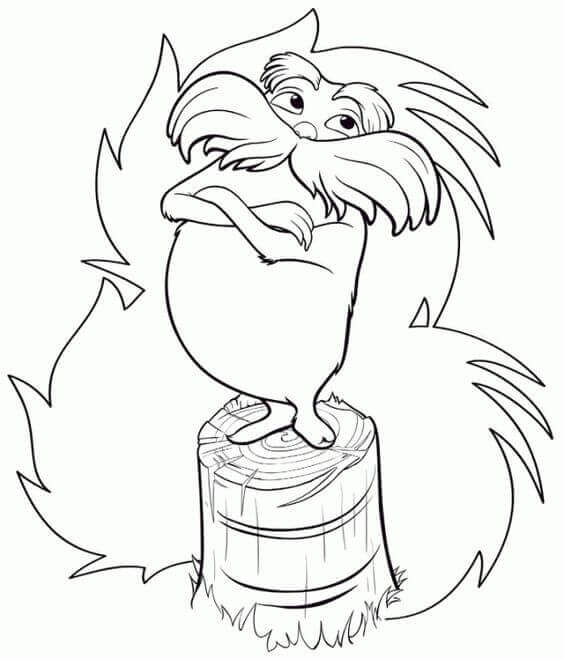 The Lorax Coloring Pages