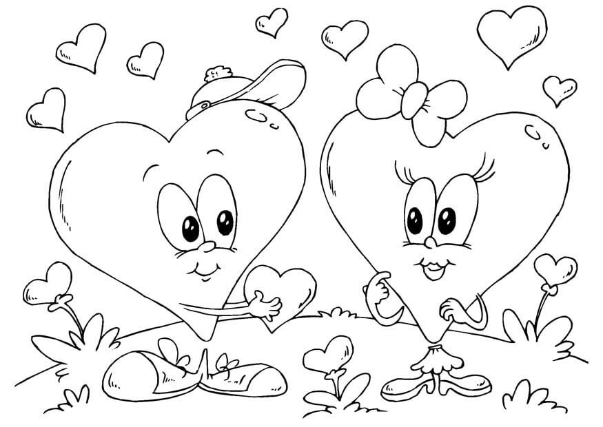 Valentines Heart Coloring Pages