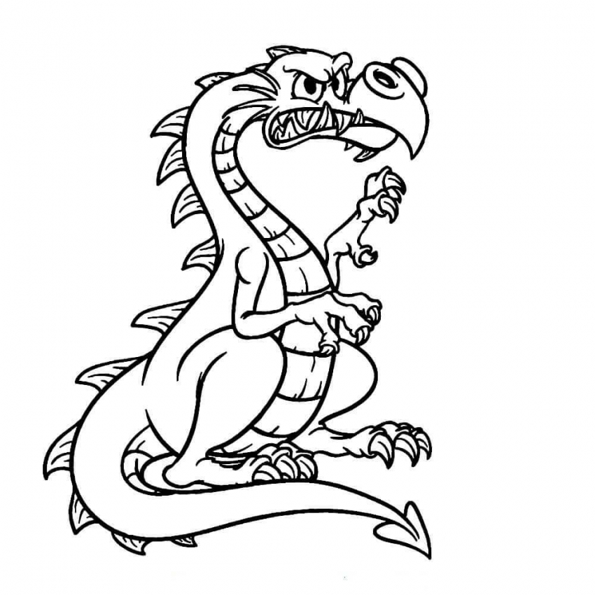35 Free Printable Dragon Coloring Pages
