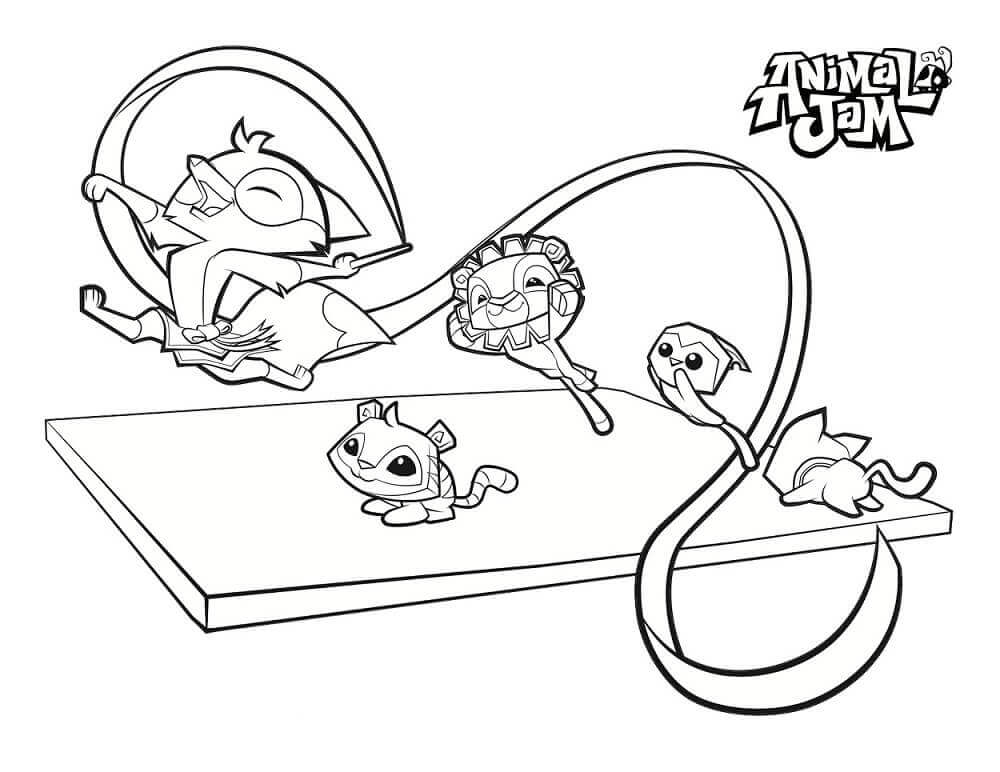 Free Printable Animal Jam Coloring Pages