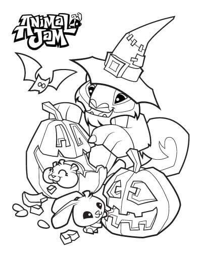 Download Free Printable Animal Jam Coloring Pages