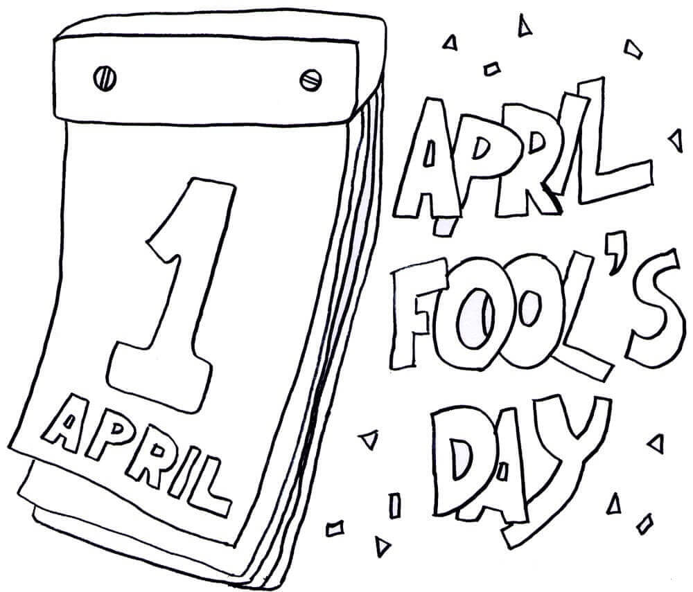 April Fools Day Coloring Pages