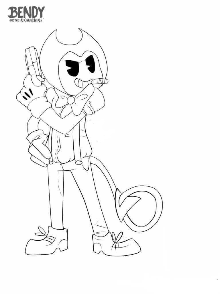 Bendy And The Ink Machine Coloring Pages