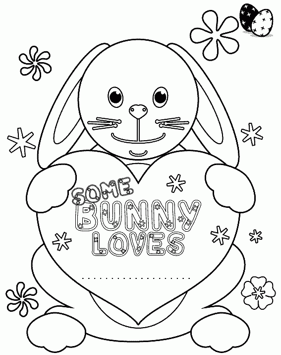 Bunny Easter Coloring Pages e1520892758315