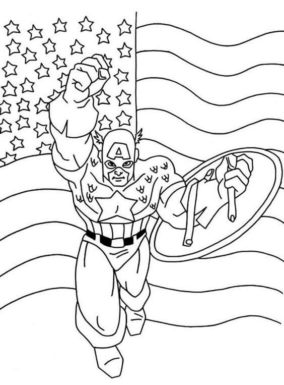 Captain America Free Printables